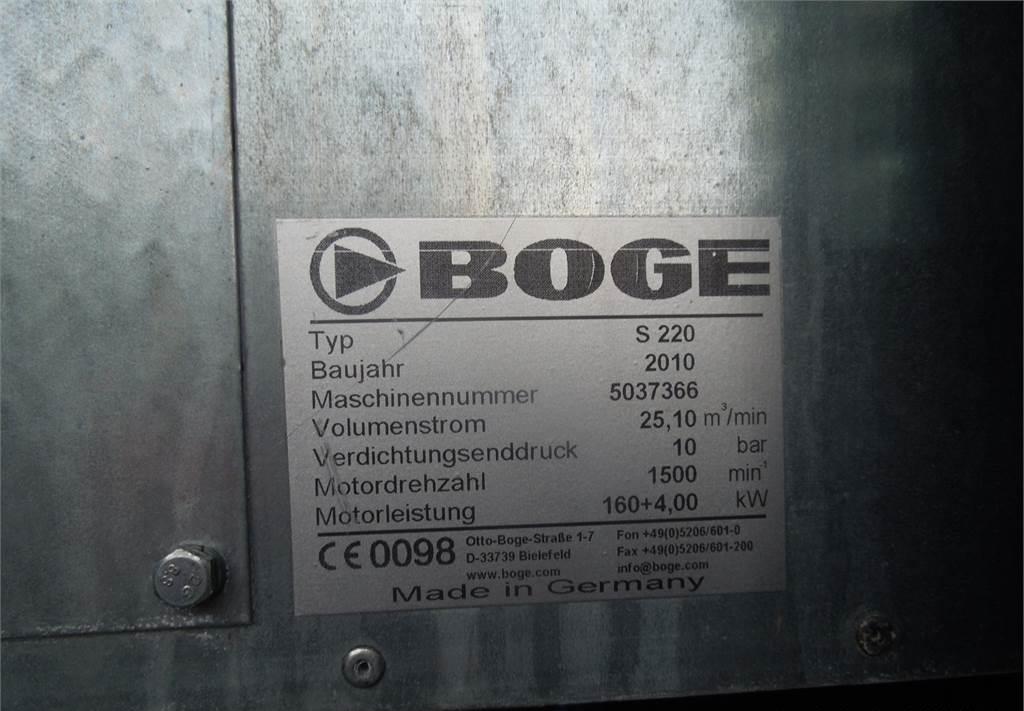 Boge SPRĘŻARKA ŚRUBOWA S220 160KW 2010R !!! - 공기 압축기 : 사진 4 Boge SPRĘŻARKA ŚRUBOWA S220 160KW 2010R !!! - 공기 압축기 : 사진 4
