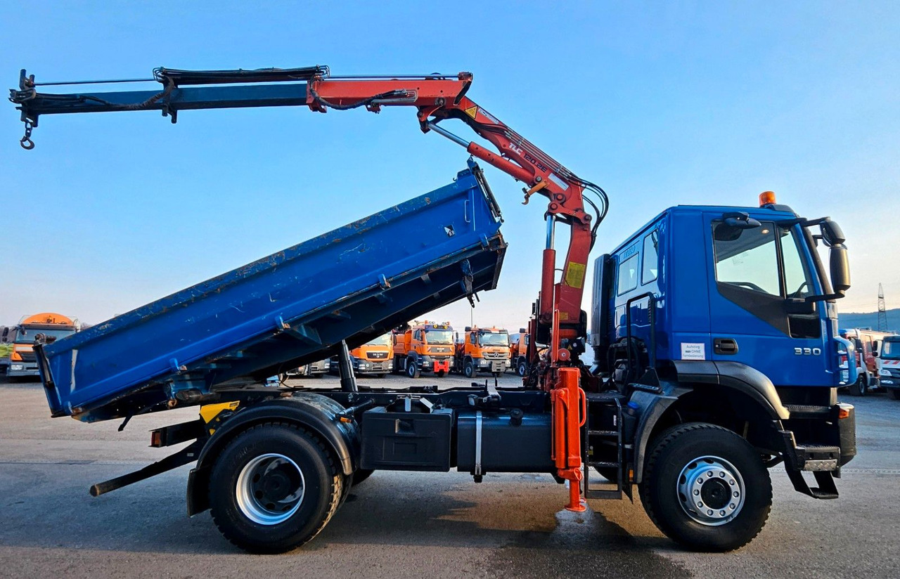 Iveco Trakker 190T33 4x4 Euro5 Kran Atlas 120.2E Funk - 덤프트럭, 크레인 트럭 : 사진 2 Iveco Trakker 190T33 4x4 Euro5 Kran Atlas 120.2E Funk - 덤프트럭, 크레인 트럭 : 사진 2