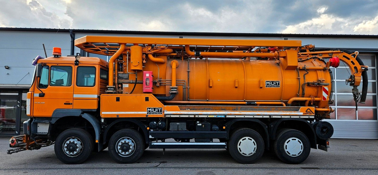 MAN FE35.410 8x6 Assmann Kanalspüler V2A Recycling - 진공 흡입 트럭 : 사진 2 MAN FE35.410 8x6 Assmann Kanalspüler V2A Recycling - 진공 흡입 트럭 : 사진 2