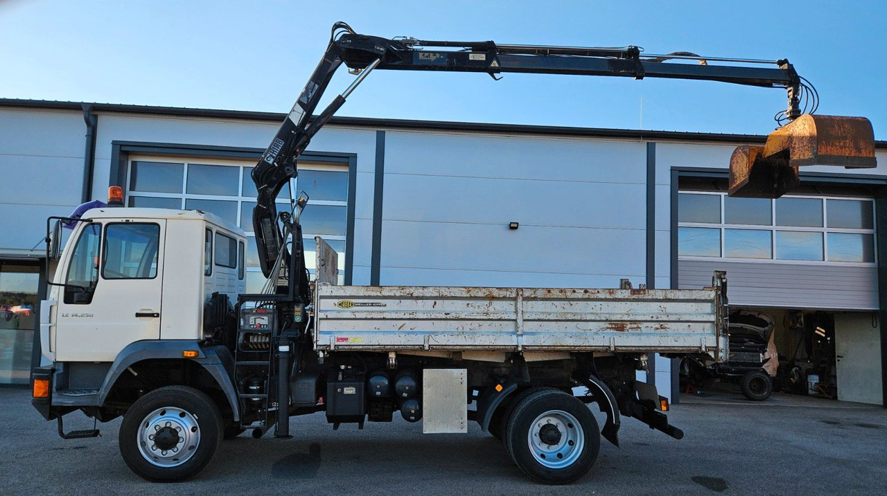 MAN LE 14.250 4x4 HIAB 077BS-2 Kran Greifer - 덤프트럭, 크레인 트럭 : 사진 2 MAN LE 14.250 4x4 HIAB 077BS-2 Kran Greifer - 덤프트럭, 크레인 트럭 : 사진 2