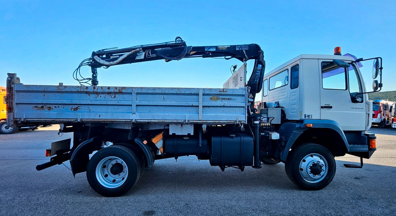 MAN LE 14.250 4x4 HIAB 077BS-2 Kran Greifer - 덤프트럭, 크레인 트럭 : 사진 2 MAN LE 14.250 4x4 HIAB 077BS-2 Kran Greifer - 덤프트럭, 크레인 트럭 : 사진 2