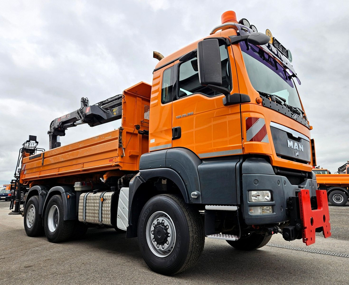 MAN TGS 28.360 6x4-4 HIAB 144E-4 Kran Euro5 - 덤프트럭, 크레인 트럭 : 사진 1 MAN TGS 28.360 6x4-4 HIAB 144E-4 Kran Euro5 - 덤프트럭, 크레인 트럭 : 사진 1