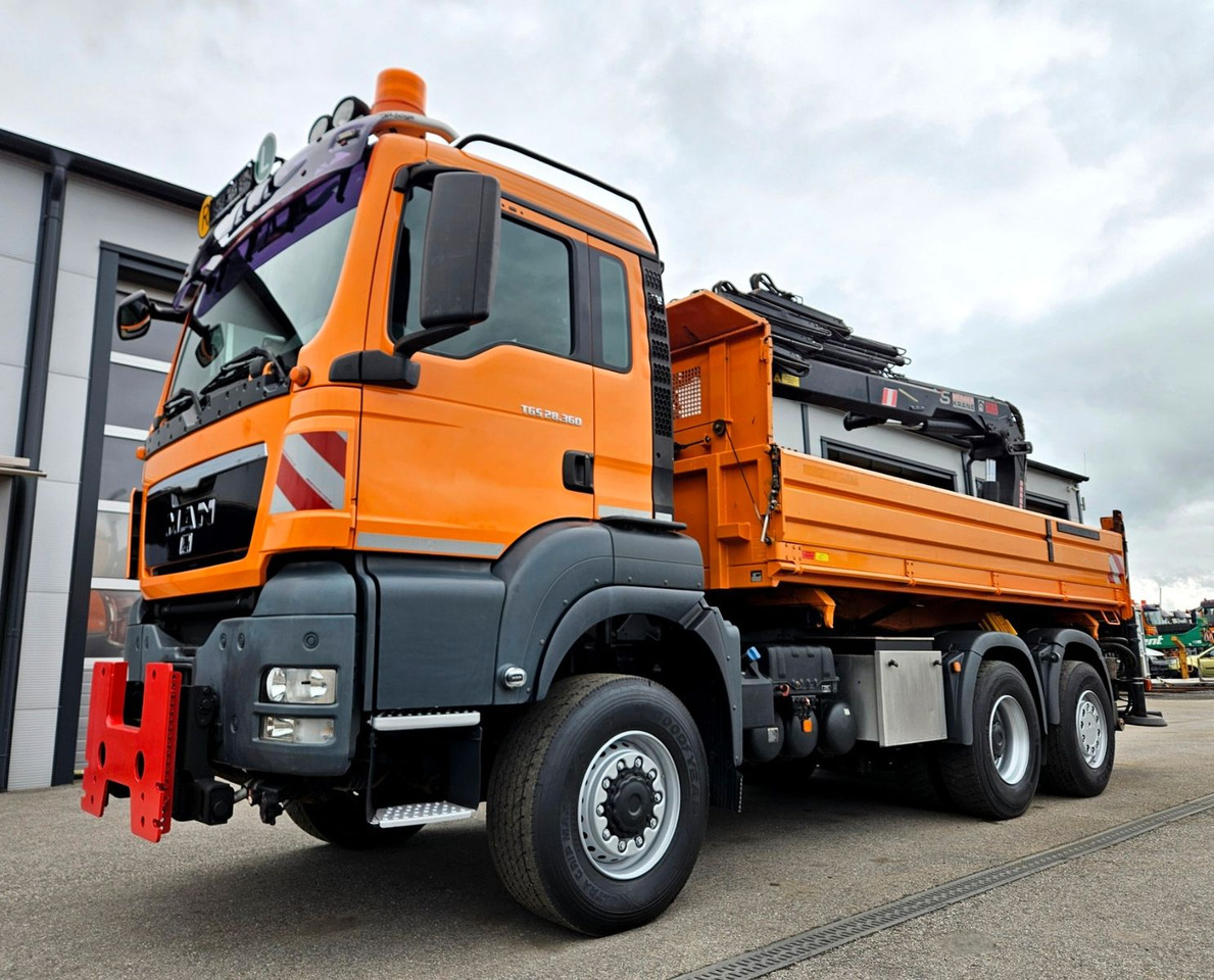 MAN TGS 28.360 6x4-4 HIAB 144E-4 Kran Euro5 - 덤프트럭, 크레인 트럭 : 사진 4 MAN TGS 28.360 6x4-4 HIAB 144E-4 Kran Euro5 - 덤프트럭, 크레인 트럭 : 사진 4