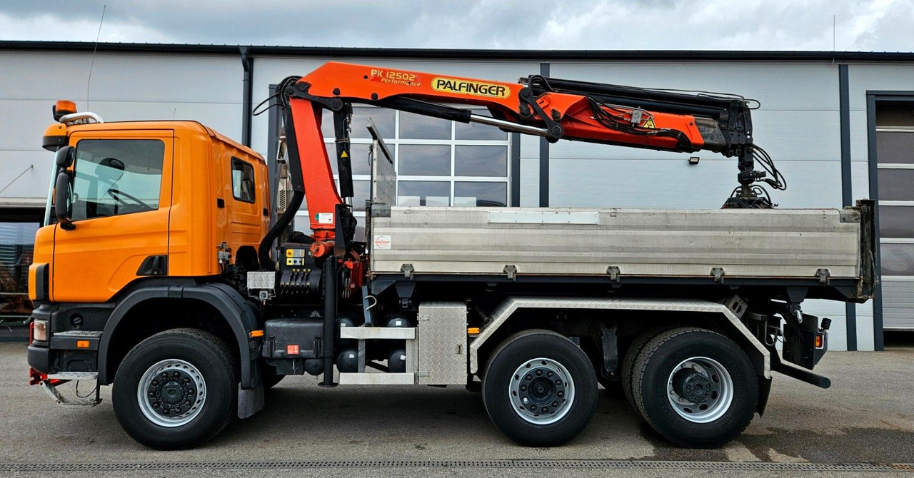 Scania P114 380 6x4-4 Palfinger PK12502 Kran Funk - 덤프트럭, 크레인 트럭 : 사진 3 Scania P114 380 6x4-4 Palfinger PK12502 Kran Funk - 덤프트럭, 크레인 트럭 : 사진 3