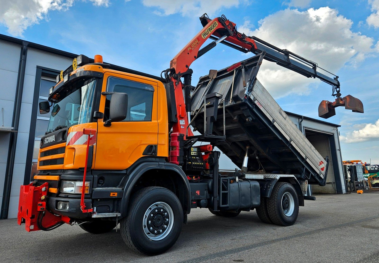 Scania P114 CB 380 4x4 Palfinger PK12502 Kran Funk - 덤프트럭, 크레인 트럭 : 사진 4 Scania P114 CB 380 4x4 Palfinger PK12502 Kran Funk - 덤프트럭, 크레인 트럭 : 사진 4