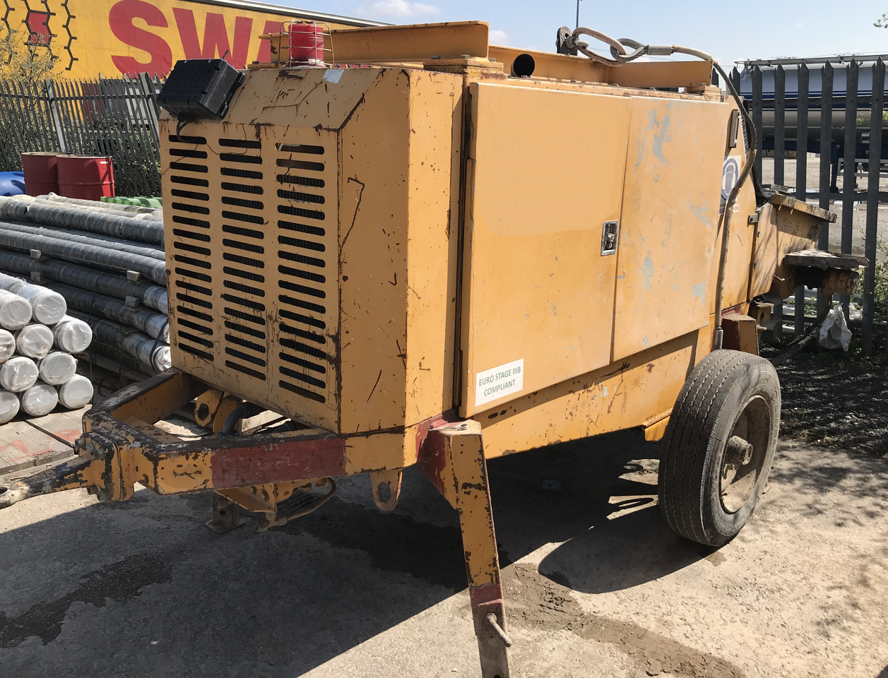 PUTZMEISTER 1005 - 고정식 콘크리트 펌프 : 사진 2 PUTZMEISTER 1005 - 고정식 콘크리트 펌프 : 사진 2