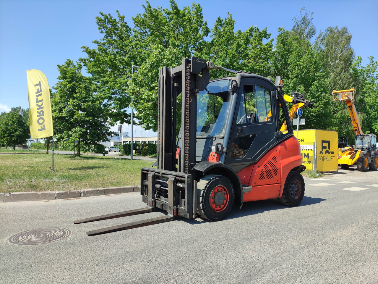 Linde H40D-01 - 디젤 지게차 : 사진 1 Linde H40D-01 - 디젤 지게차 : 사진 1