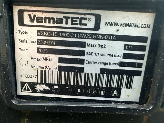 VemaTec CW30 Slotenbak 1800mm - 굴삭기 버킷 건설기계 용 : 사진 4 VemaTec CW30 Slotenbak 1800mm - 굴삭기 버킷 건설기계 용 : 사진 4