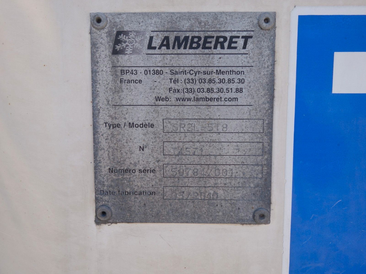냉동 세미 트레일러 Lamberet LVF S3 mit Carrier 1300, 2.400 BtS. : 사진 17
