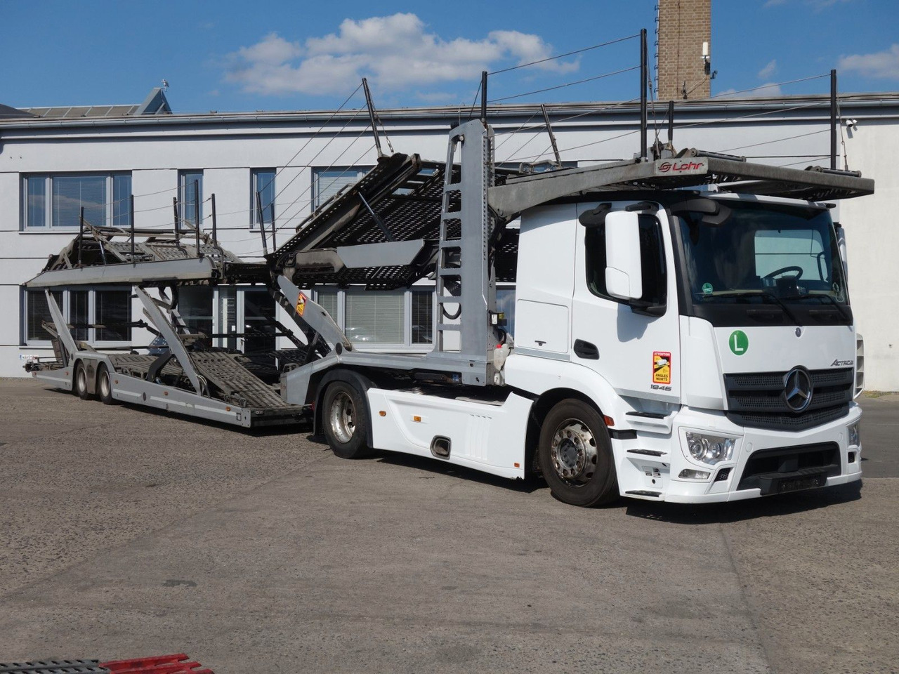 Mercedes-Benz Actros 1846 mit Euro LOHR, VDI Certificate - 자동 운반 장치 트럭 : 사진 2 Mercedes-Benz Actros 1846 mit Euro LOHR, VDI Certificate - 자동 운반 장치 트럭 : 사진 2