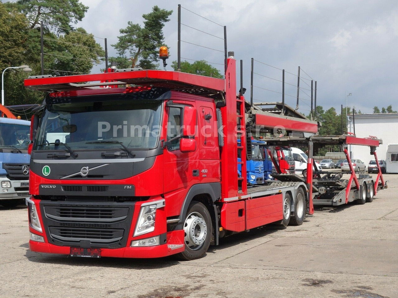 Volvo FM 460 6x2 Kassbohrer Metago/Supertrans - 자동 운반 장치 트럭 : 사진 1 Volvo FM 460 6x2 Kassbohrer Metago/Supertrans - 자동 운반 장치 트럭 : 사진 1