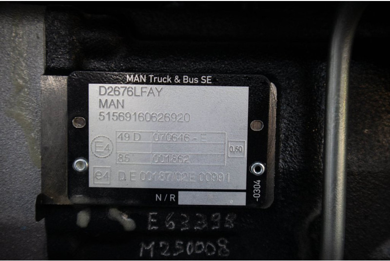 MAN D2676LFAY EURO6D 480PS - 엔진 트럭 용 : 사진 5 MAN D2676LFAY EURO6D 480PS - 엔진 트럭 용 : 사진 5