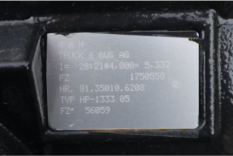 MAN HP-1333-05 28/21 x4.00 - 뒷 차축 트럭 용 : 사진 3 MAN HP-1333-05 28/21 x4.00 - 뒷 차축 트럭 용 : 사진 3