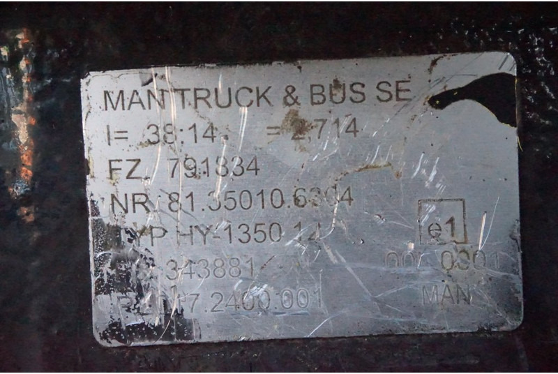 MAN HY-1350-12 38/14 - 뒷 차축 트럭 용 : 사진 4 MAN HY-1350-12 38/14 - 뒷 차축 트럭 용 : 사진 4