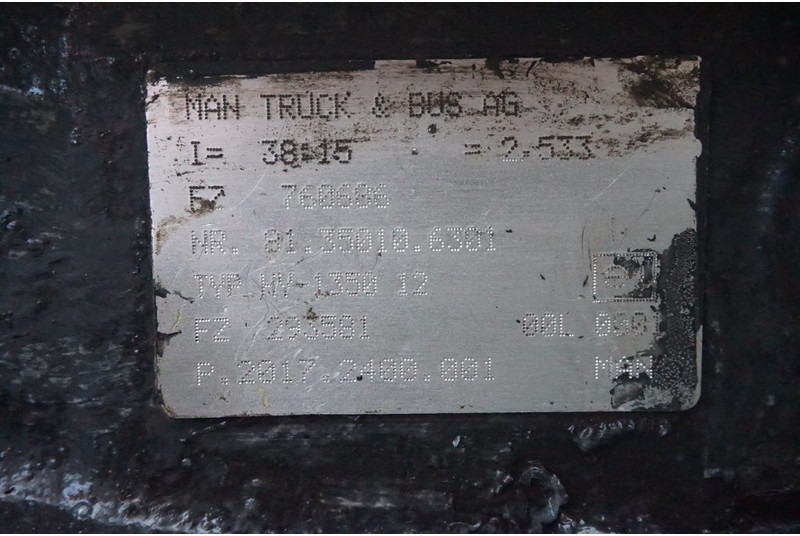 MAN HY-1350-15 38:15 81.35003-7671 - 뒷 차축 트럭 용 : 사진 4 MAN HY-1350-15 38:15 81.35003-7671 - 뒷 차축 트럭 용 : 사진 4