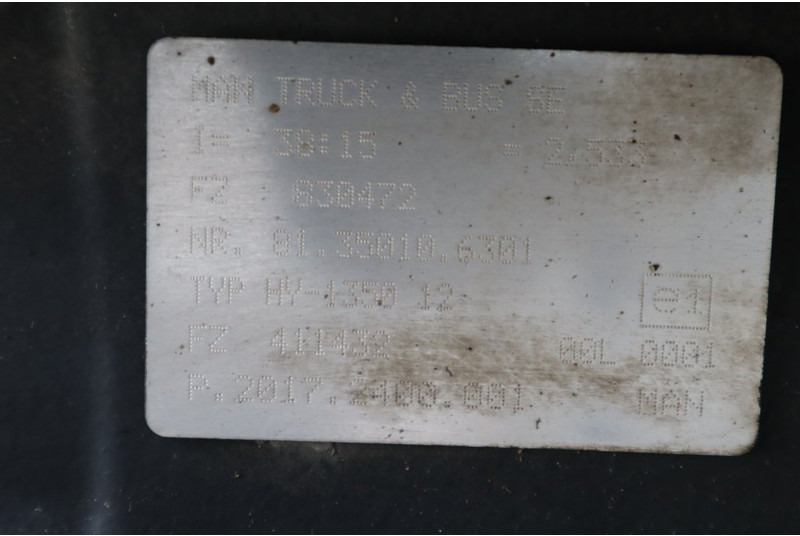 MAN HY-1350-15 38/15 - 뒷 차축 트럭 용 : 사진 3 MAN HY-1350-15 38/15 - 뒷 차축 트럭 용 : 사진 3