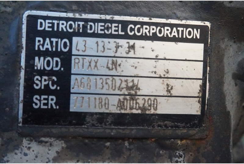 Mercedes-Benz RT390-10/C-22.5 43/13 - 뒷 차축 트럭 용 : 사진 5 Mercedes-Benz RT390-10/C-22.5 43/13 - 뒷 차축 트럭 용 : 사진 5