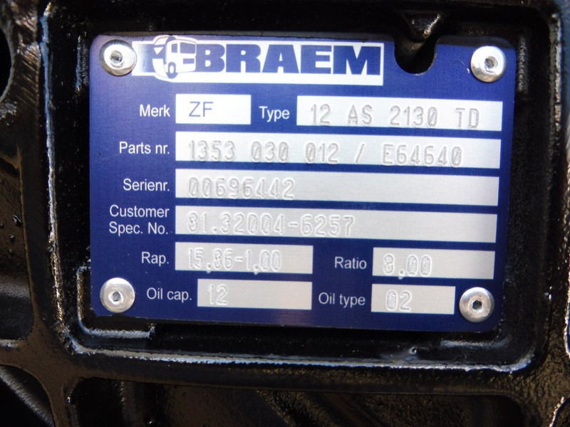 ZF 12AS2130TD - 기어박스 트럭 용 : 사진 5 ZF 12AS2130TD - 기어박스 트럭 용 : 사진 5