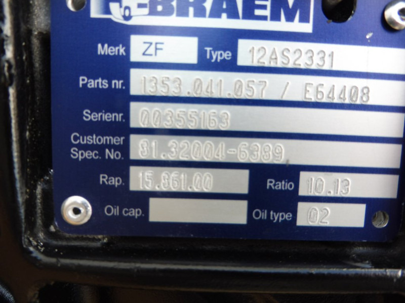 ZF 12AS2331TD INT3 - 기어박스 트럭 용 : 사진 5 ZF 12AS2331TD INT3 - 기어박스 트럭 용 : 사진 5