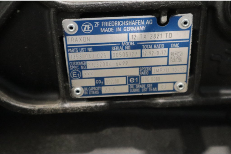 ZF 12TX2821OD+INT3 81.32004-6499 NEW - 기어박스 트럭 용 : 사진 5 ZF 12TX2821OD+INT3 81.32004-6499 NEW - 기어박스 트럭 용 : 사진 5