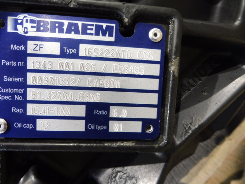 ZF 1S2220TO CGS CARBON - 기어박스 트럭 용 : 사진 5 ZF 1S2220TO CGS CARBON - 기어박스 트럭 용 : 사진 5