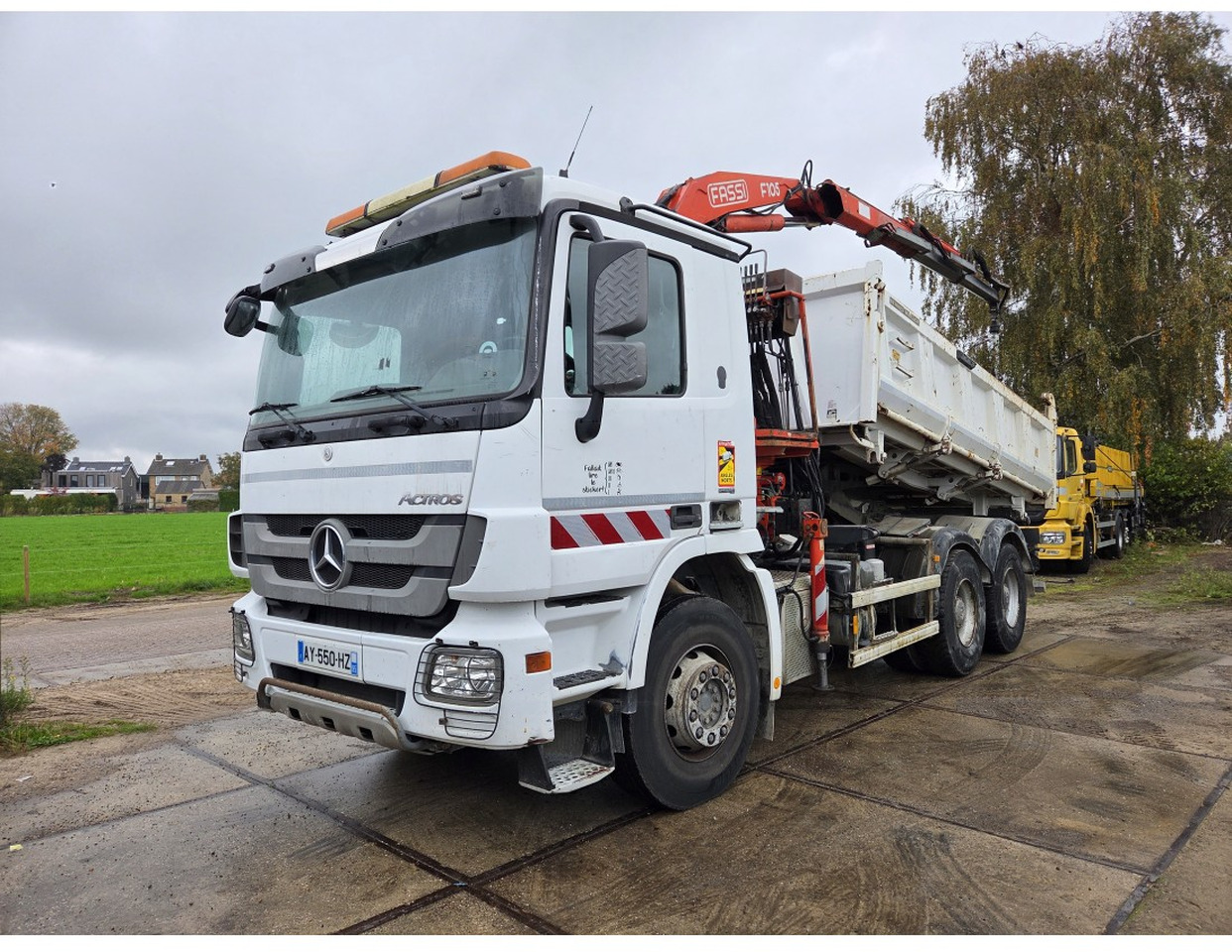 MERCEDESA CTROS 3341 6X4 TIPPER CRANE FASSI F105 - 덤프트럭, 크레인 트럭 : 사진 1 MERCEDESA CTROS 3341 6X4 TIPPER CRANE FASSI F105 - 덤프트럭, 크레인 트럭 : 사진 1