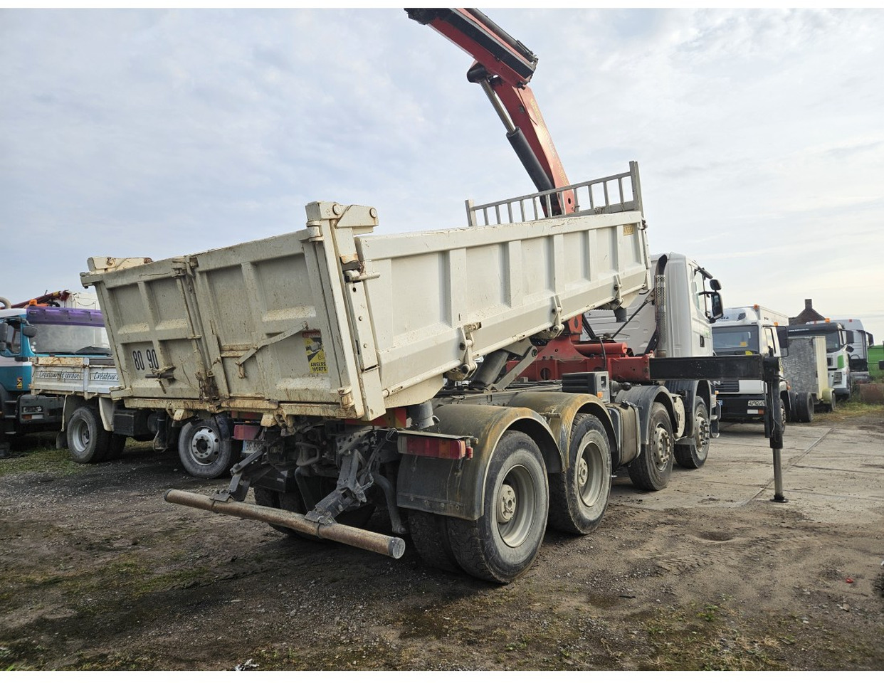 Scania R420 8x4 Tipper Crane Palfinger 23500 - 덤프트럭, 크레인 트럭 : 사진 2 Scania R420 8x4 Tipper Crane Palfinger 23500 - 덤프트럭, 크레인 트럭 : 사진 2