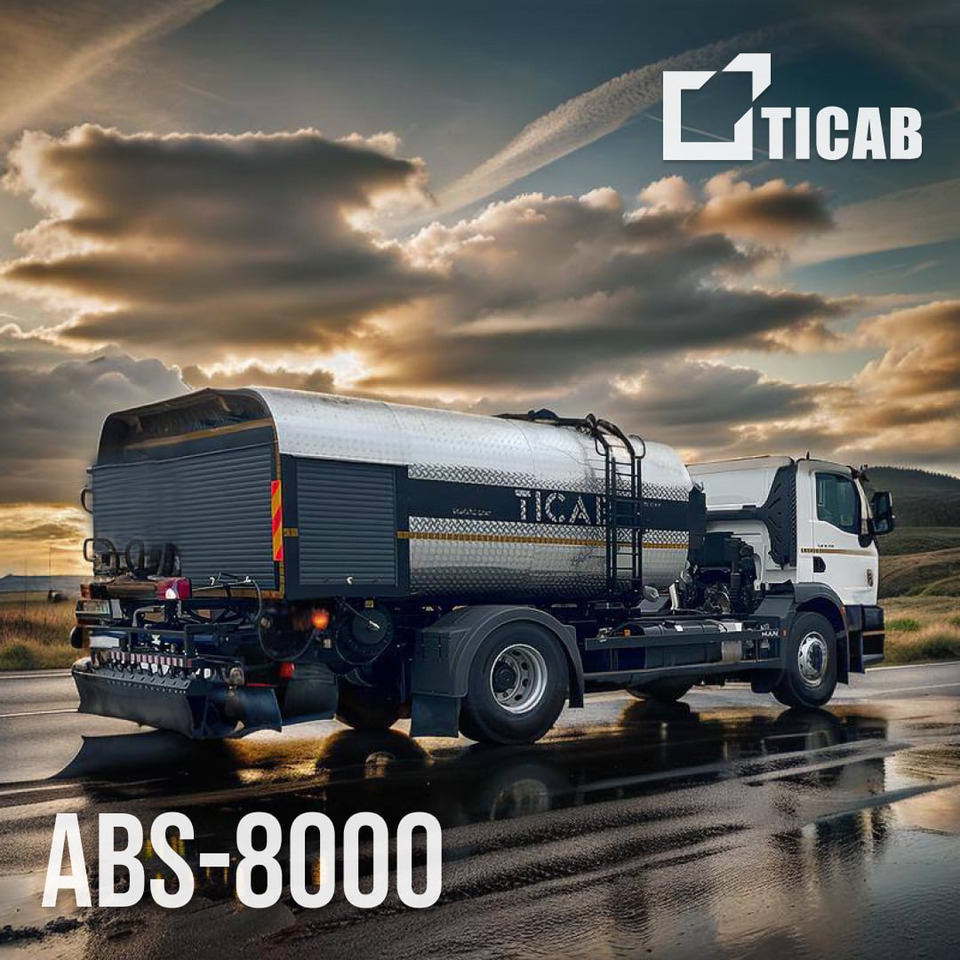 TICAB Аutonomous Asphalt Sprayer 8000 L, Asphalt Distributor, Manufacturer - 콘크리트 펌프 트럭 : 사진 3 TICAB Аutonomous Asphalt Sprayer 8000 L, Asphalt Distributor, Manufacturer - 콘크리트 펌프 트럭 : 사진 3