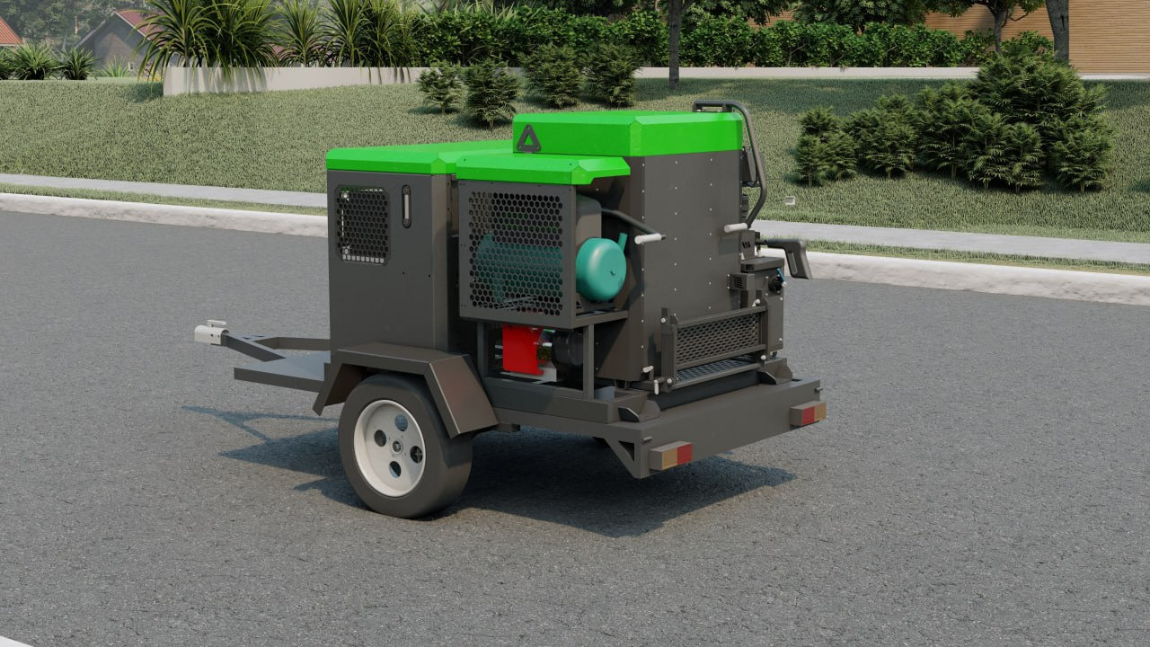 TICAB Crack sealing machine , 120 l, Asphalt crack filler, Manufacturer - 아스팔트 포장기 : 사진 2 TICAB Crack sealing machine , 120 l, Asphalt crack filler, Manufacturer - 아스팔트 포장기 : 사진 2