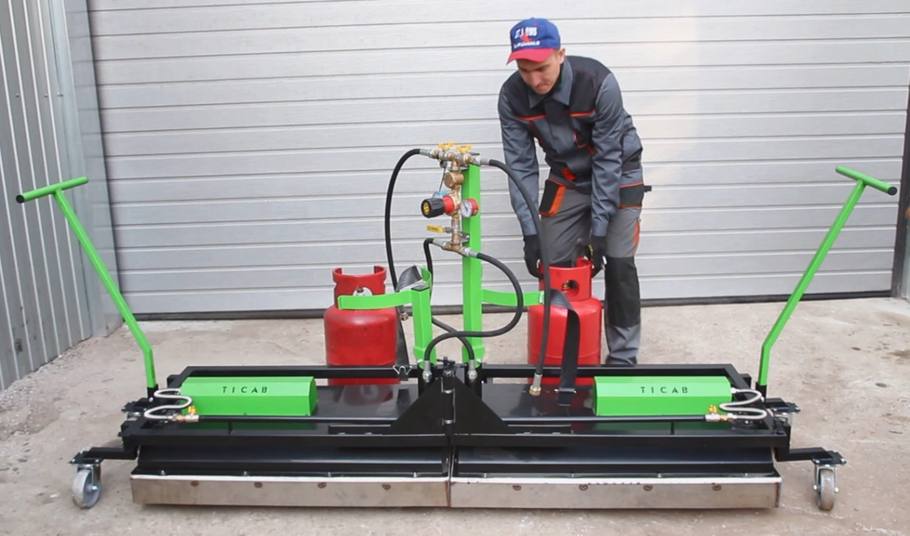 TICAB Portable Asphalt Heater, Infrared Asphalt Heater,120cm×100 cm, Manufacturer - 아스팔트 기계 : 사진 5 TICAB Portable Asphalt Heater, Infrared Asphalt Heater,120cm×100 cm, Manufacturer - 아스팔트 기계 : 사진 5