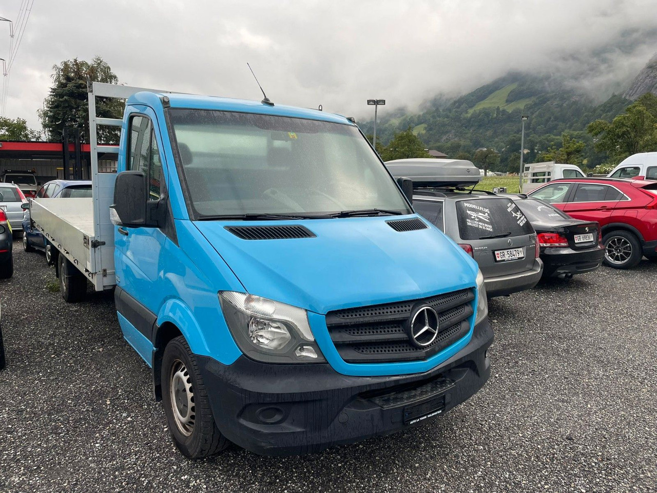 Mercedes-Benz 316 CDI, 5.20m Pritsche - 플랫베드 밴 : 사진 1 Mercedes-Benz 316 CDI, 5.20m Pritsche - 플랫베드 밴 : 사진 1
