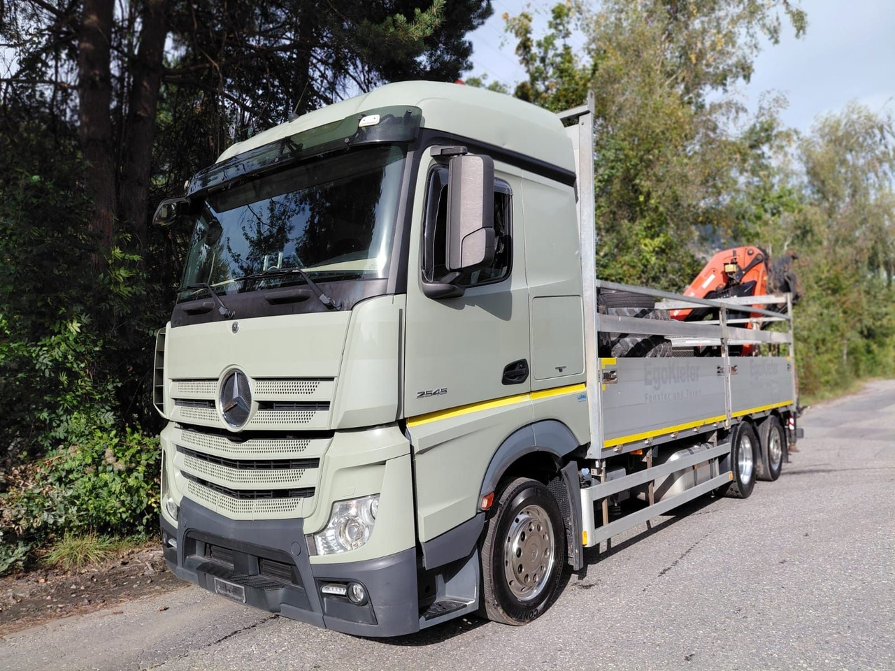 Mercedes-Benz Actros 2545 6x2, E6, Retarder, Effer 265/6S - 크레인 트럭 : 사진 1 Mercedes-Benz Actros 2545 6x2, E6, Retarder, Effer 265/6S - 크레인 트럭 : 사진 1