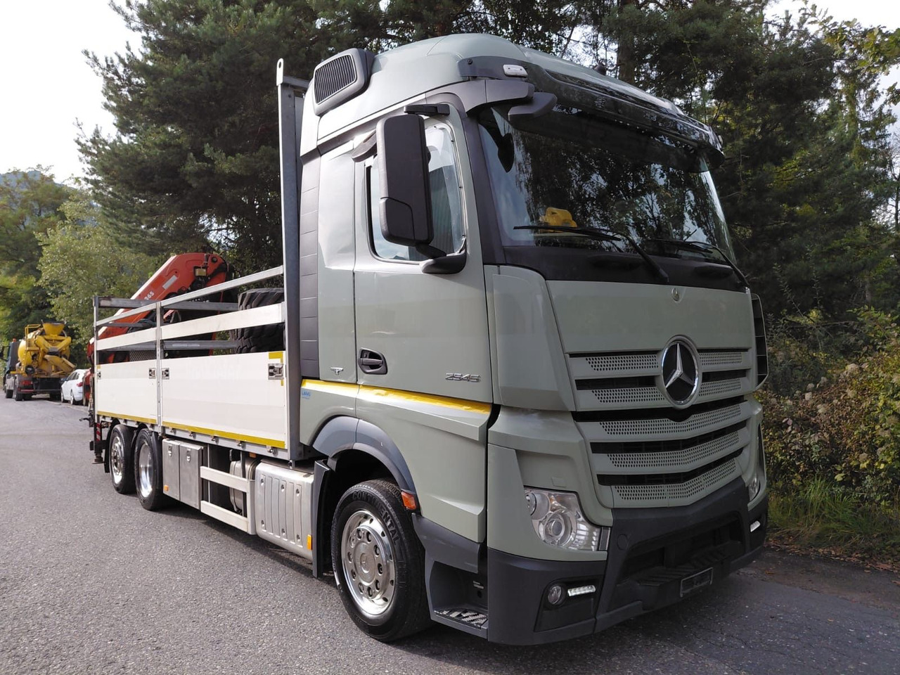 Mercedes-Benz Actros 2545 6x2, E6, Retarder, Effer 265/6S - 크레인 트럭 : 사진 2 Mercedes-Benz Actros 2545 6x2, E6, Retarder, Effer 265/6S - 크레인 트럭 : 사진 2