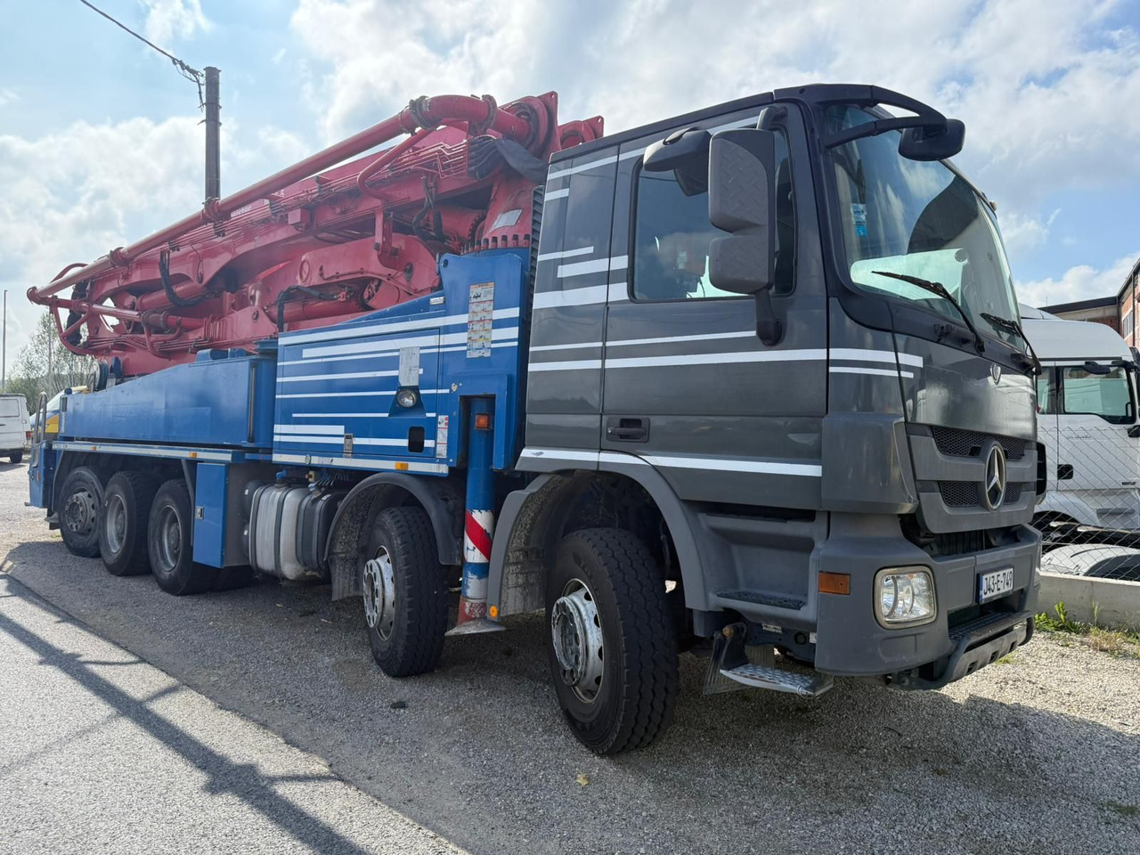 Mercedes-Benz Actros 4448 10x4, E5, MP-3, Putzmeister M46-5 - 콘크리트 펌프 트럭 : 사진 1 Mercedes-Benz Actros 4448 10x4, E5, MP-3, Putzmeister M46-5 - 콘크리트 펌프 트럭 : 사진 1