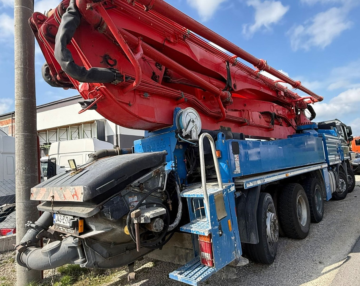 Mercedes-Benz Actros 4448 10x4, E5, MP-3, Putzmeister M46-5 - 콘크리트 펌프 트럭 : 사진 4 Mercedes-Benz Actros 4448 10x4, E5, MP-3, Putzmeister M46-5 - 콘크리트 펌프 트럭 : 사진 4