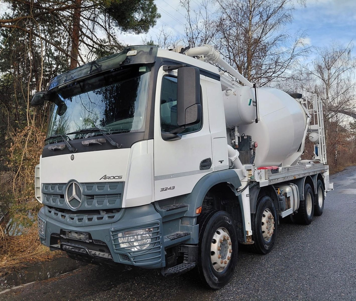 Mercedes-Benz Arocs 3243 8x4, E6, Schwing 24m, Stetter 7m3 - 콘크리트 펌프 트럭 : 사진 2 Mercedes-Benz Arocs 3243 8x4, E6, Schwing 24m, Stetter 7m3 - 콘크리트 펌프 트럭 : 사진 2