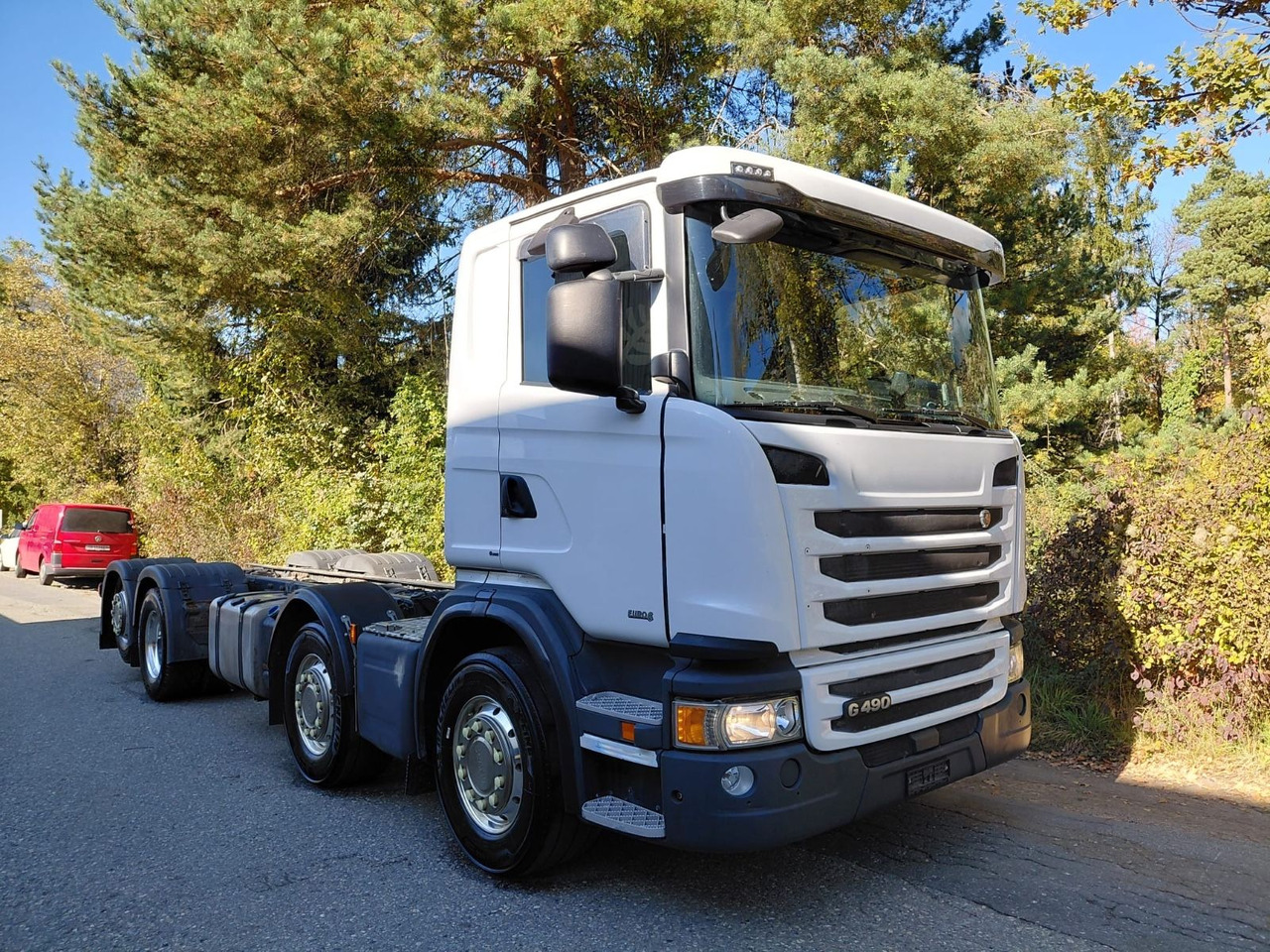 Scania G490 8x2, ADR, Retarder, Opticruise, Fahrgestell - 캡 새시 트럭 : 사진 1 Scania G490 8x2, ADR, Retarder, Opticruise, Fahrgestell - 캡 새시 트럭 : 사진 1