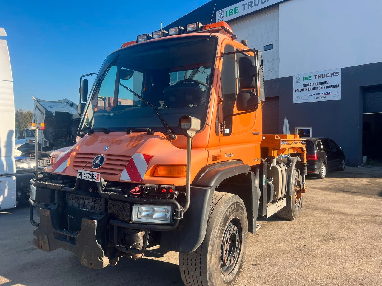 Unimog U500 4x4, Boeschungsmaehwerk Mulag - 트럭 : 사진 2 Unimog U500 4x4, Boeschungsmaehwerk Mulag - 트럭 : 사진 2