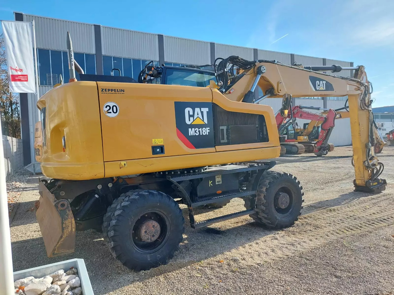 2017 Caterpillar M 318F - 휠 굴삭기 : 사진 4 2017 Caterpillar M 318F - 휠 굴삭기 : 사진 4