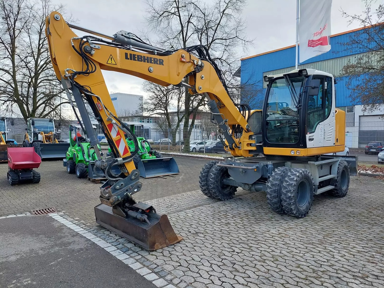 2018 Liebherr A 912 Compact - 휠 굴삭기 : 사진 1 2018 Liebherr A 912 Compact - 휠 굴삭기 : 사진 1