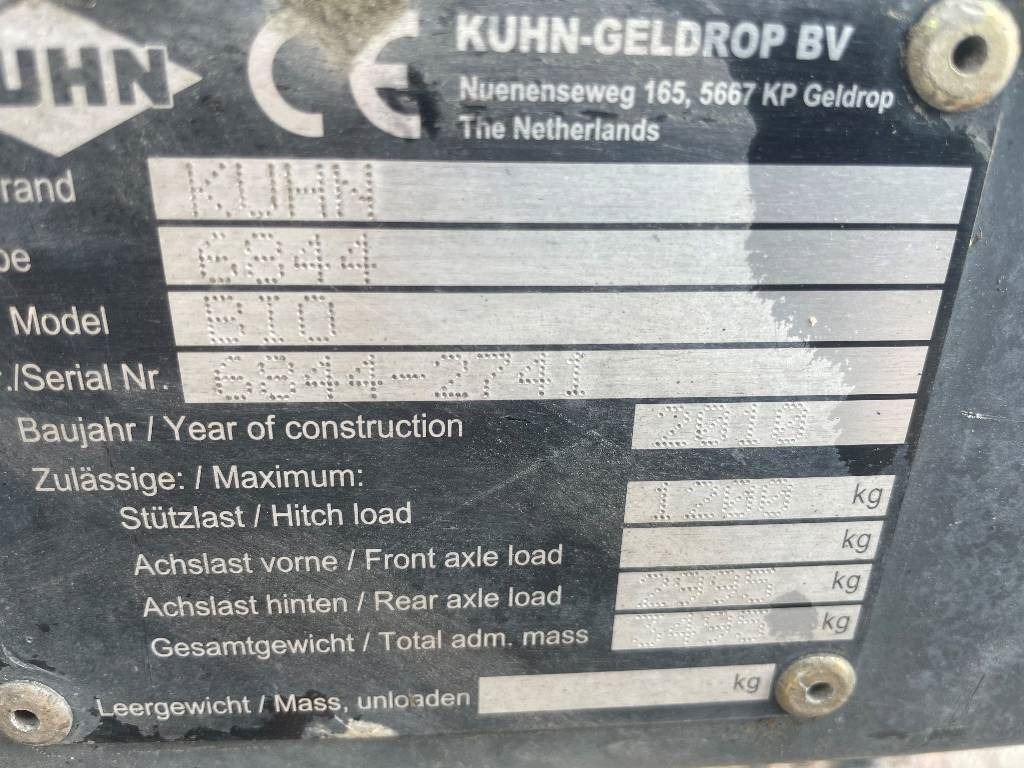 Kuhn Bio 6844 dismantled: only spare parts - 원형 베일러 : 사진 2 Kuhn Bio 6844 dismantled: only spare parts - 원형 베일러 : 사진 2