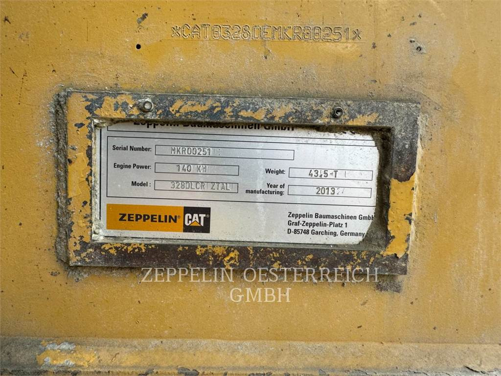 CAT 328DLCR - 크롤러 굴삭기 : 사진 4 CAT 328DLCR - 크롤러 굴삭기 : 사진 4