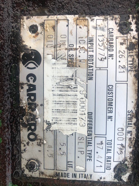 Obudowa Mostu Matbro Sanderson Manitou Carraro 26.21 - 차축 및 부품 농업용 기계 용 : 사진 3 Obudowa Mostu Matbro Sanderson Manitou Carraro 26.21 - 차축 및 부품 농업용 기계 용 : 사진 3