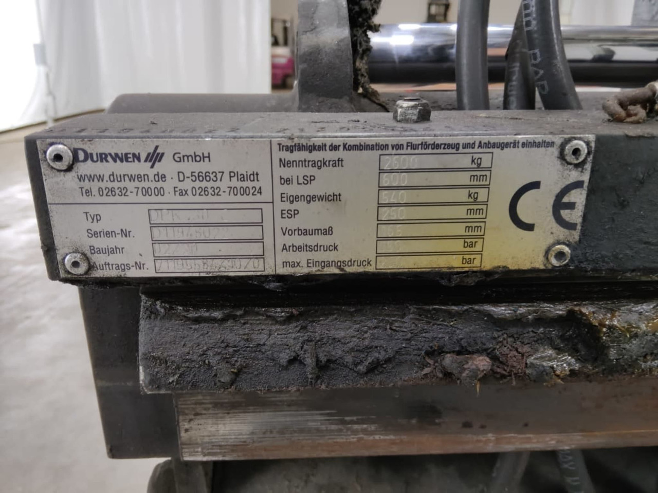 Durwen DPK30C - 부착물 자재 취급 장비 용 : 사진 2 Durwen DPK30C - 부착물 자재 취급 장비 용 : 사진 2