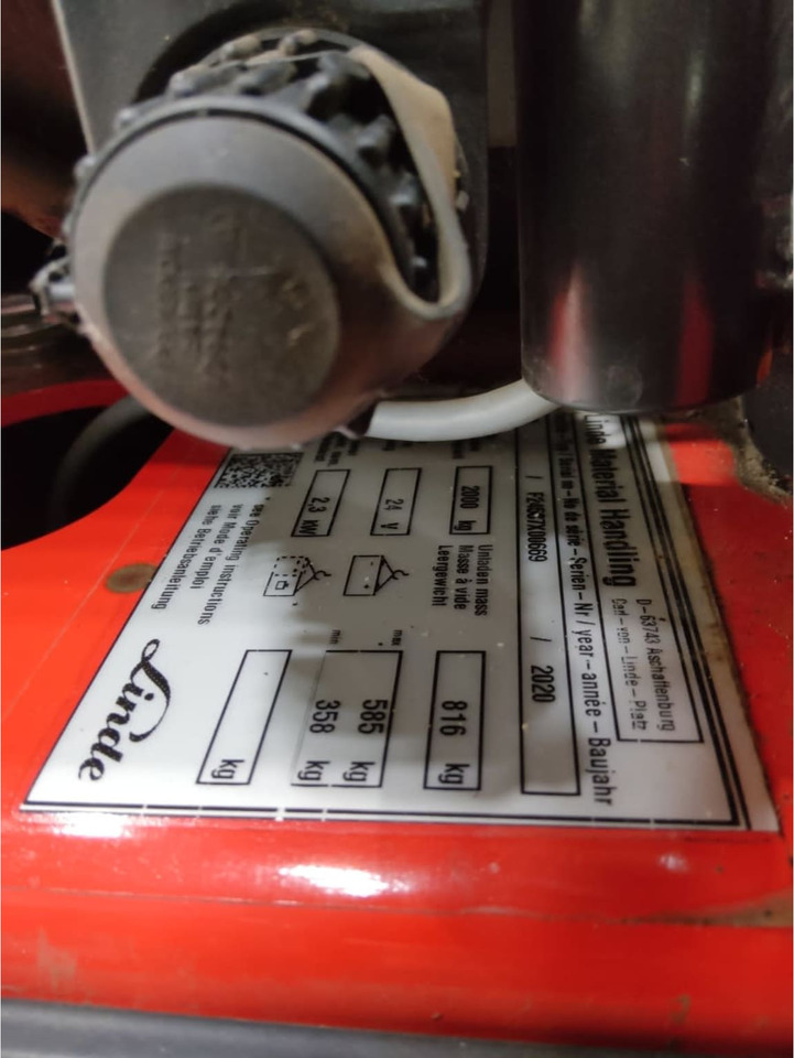 Linde N20/LiIon - 오더 피커 : 사진 2 Linde N20/LiIon - 오더 피커 : 사진 2