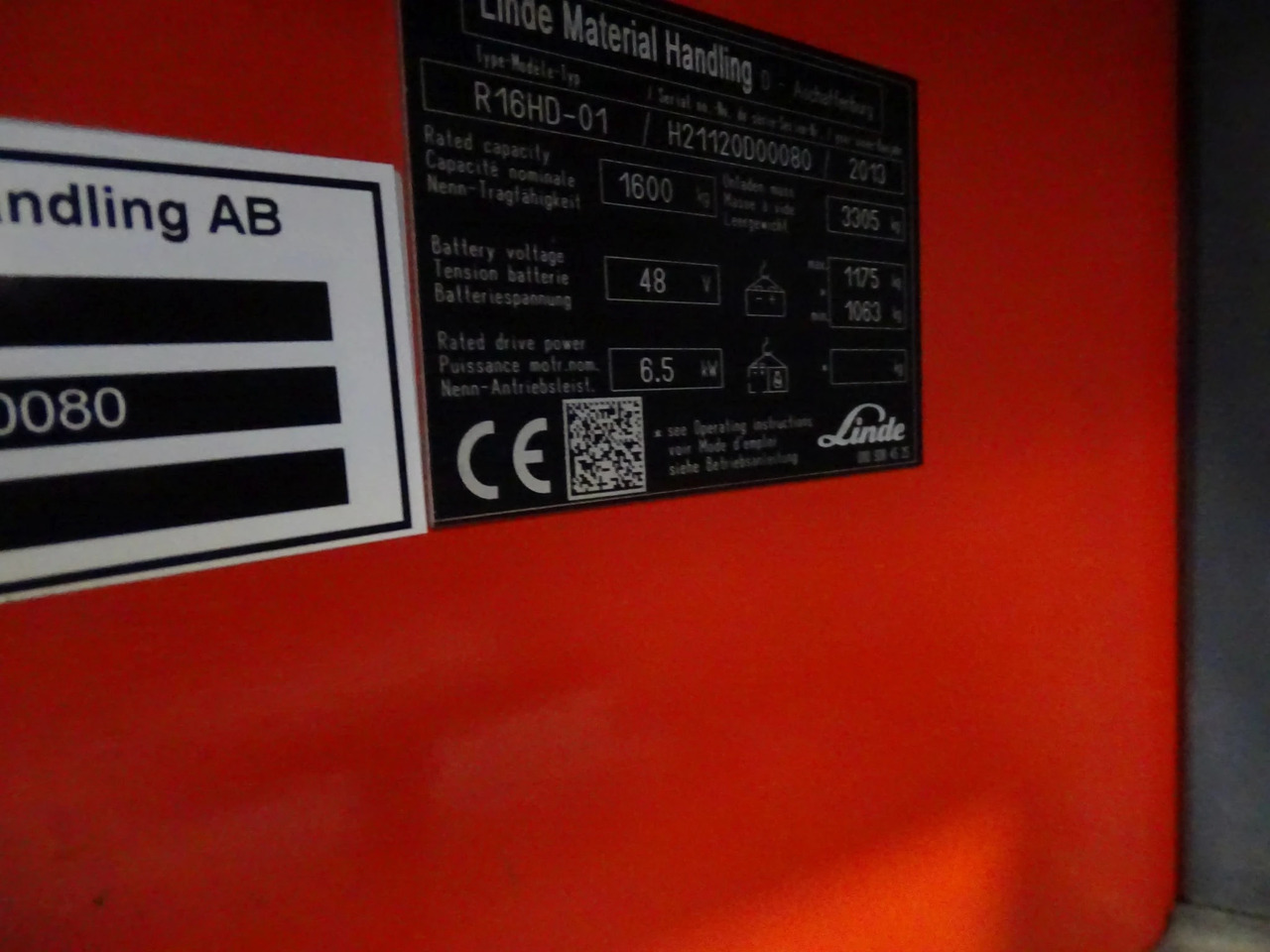 Linde R16HD-01 - 리치 트럭 : 사진 5 Linde R16HD-01 - 리치 트럭 : 사진 5