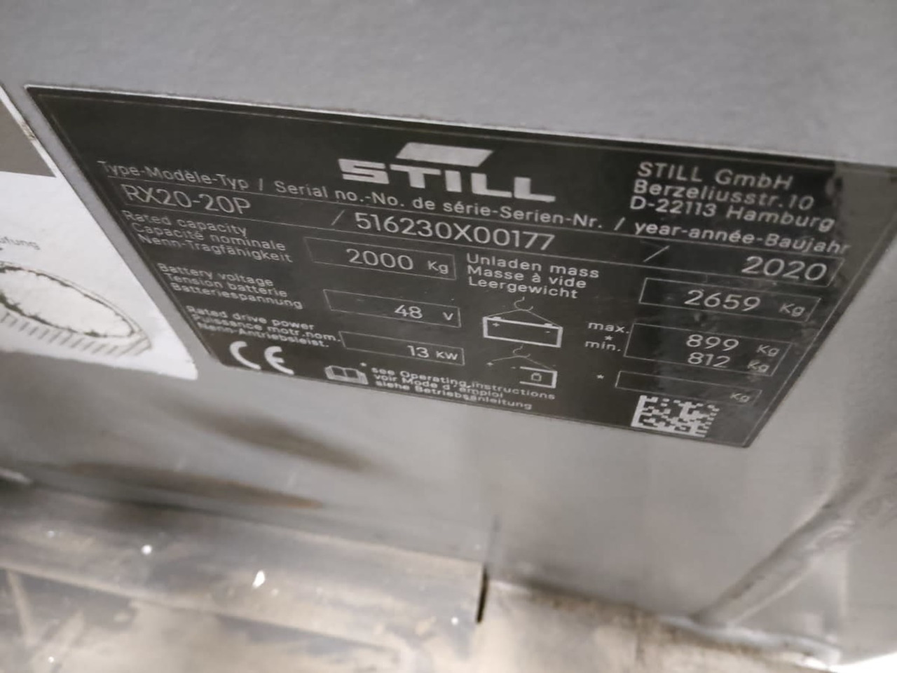 STILL RX20-20P - 전기 지게차 : 사진 2 STILL RX20-20P - 전기 지게차 : 사진 2