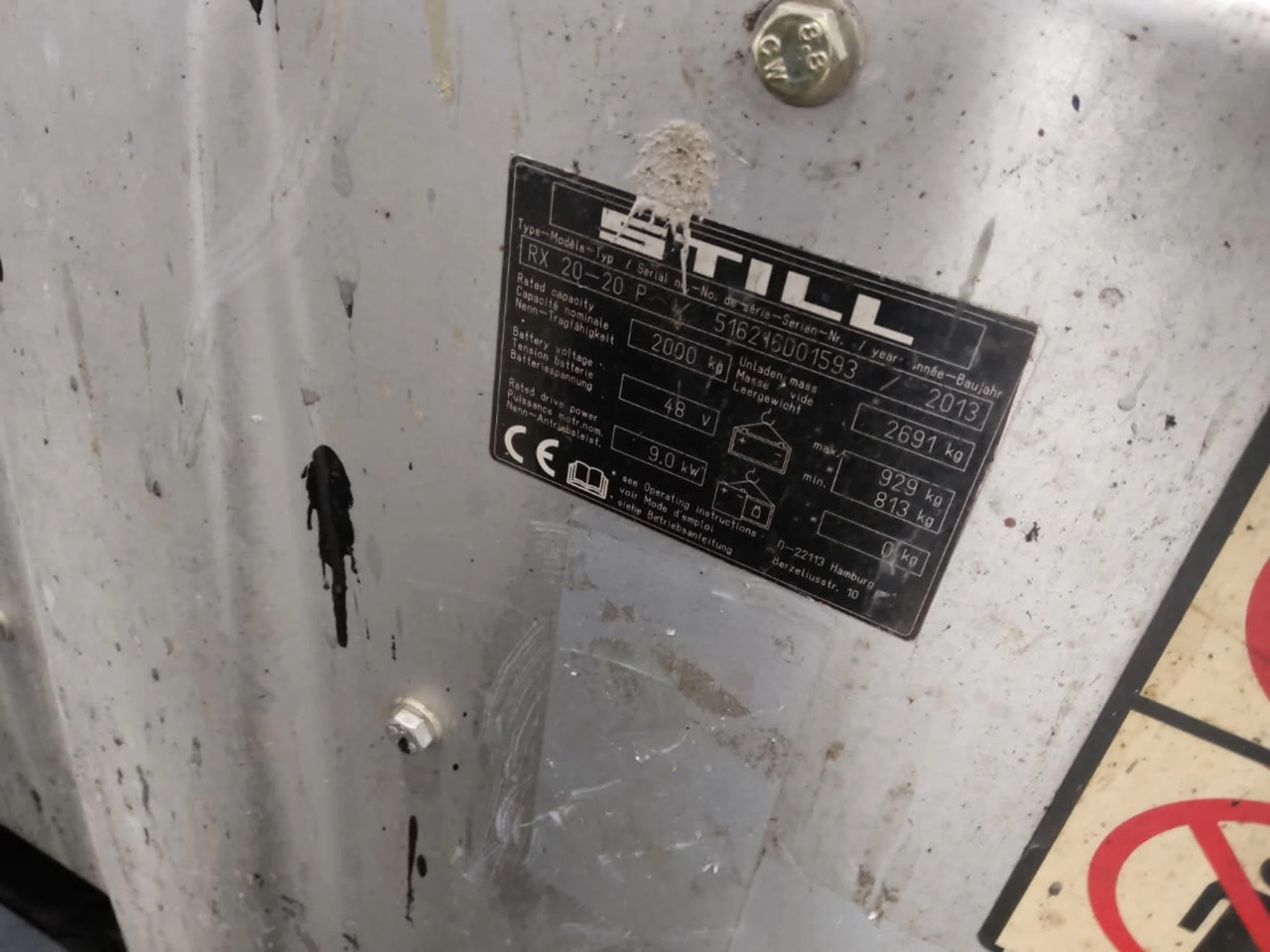 STILL RX20-20P - 전기 지게차 : 사진 2 STILL RX20-20P - 전기 지게차 : 사진 2