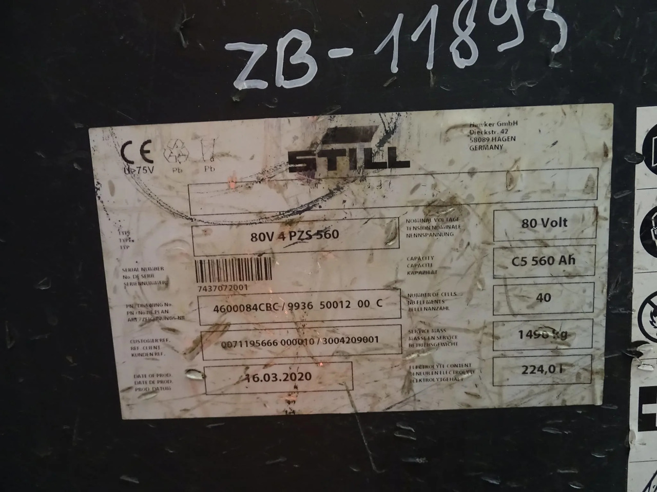 STILL RX60-25 - 전기 지게차 : 사진 3 STILL RX60-25 - 전기 지게차 : 사진 3