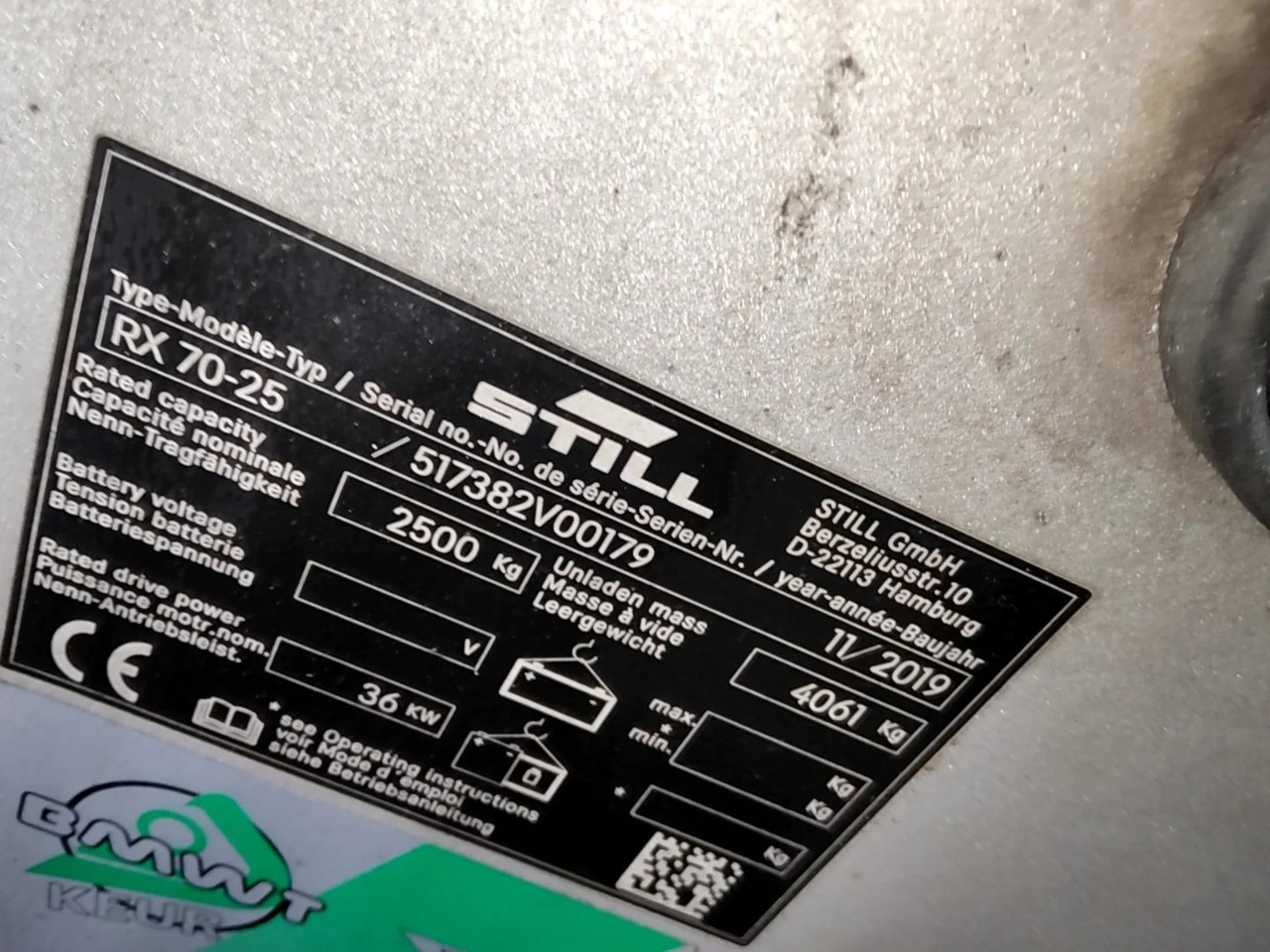 STILL RX70-25 - 디젤 지게차 : 사진 5 STILL RX70-25 - 디젤 지게차 : 사진 5